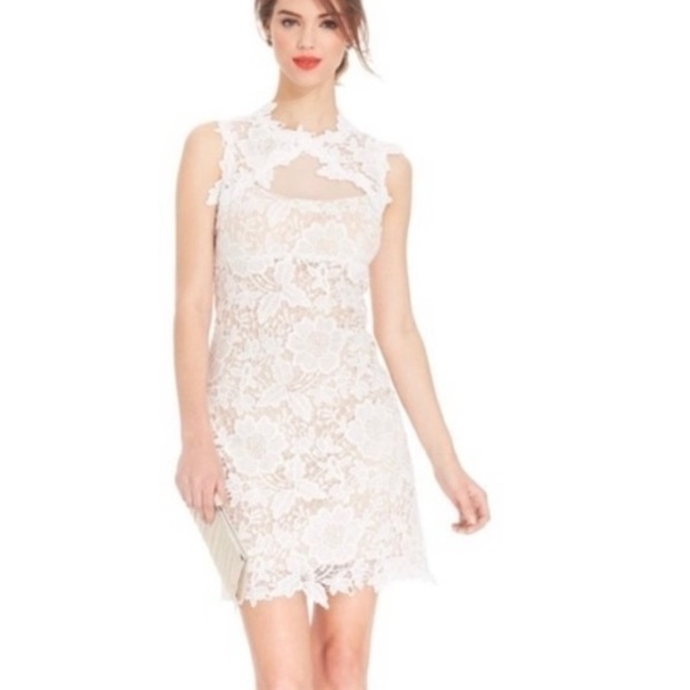 Betsy & Adam White Lace Wedding Dress